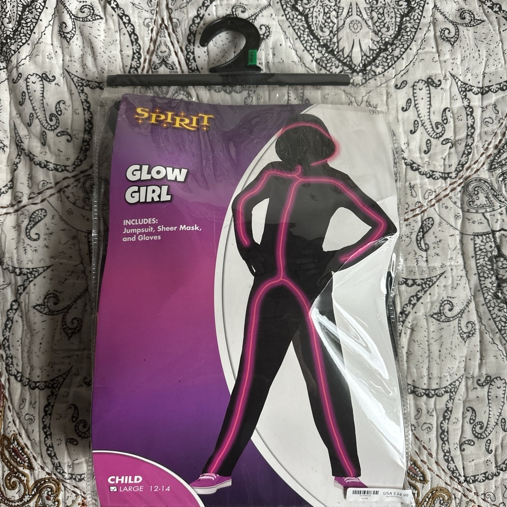 Spirit Child Costume with Purple and Pink